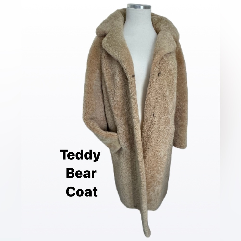 Teddy Bear Max Mara style Sherpa Coat